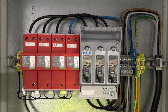 Blitzstromableiter Typ 1 im Schaltschrank